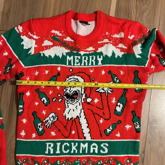 Merry Rickmas Ugly Christmas Sweater - Picture 8 of 13